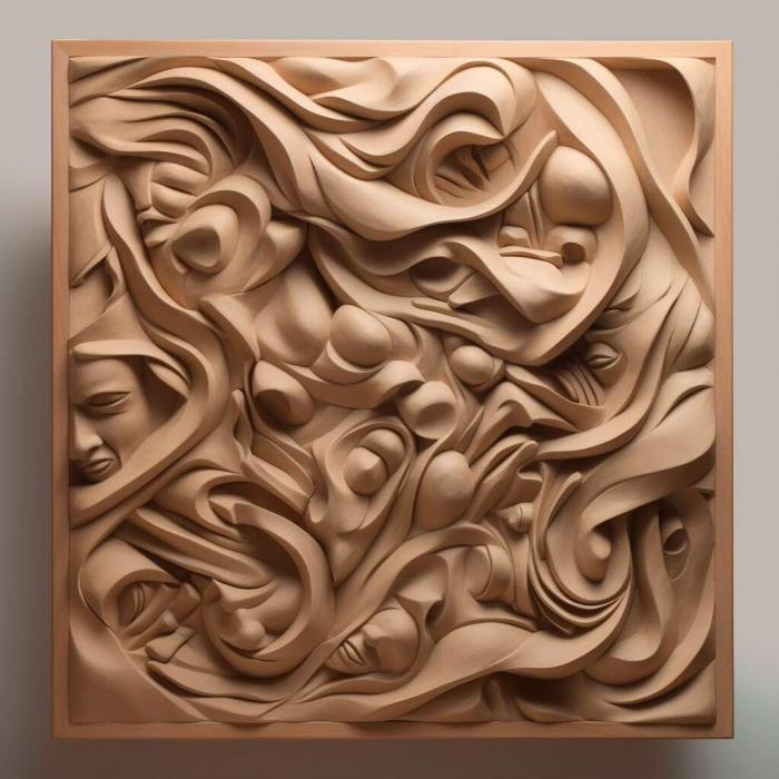 نموذج ثلاثي الأبعاد لآلة CNC 3D Art 